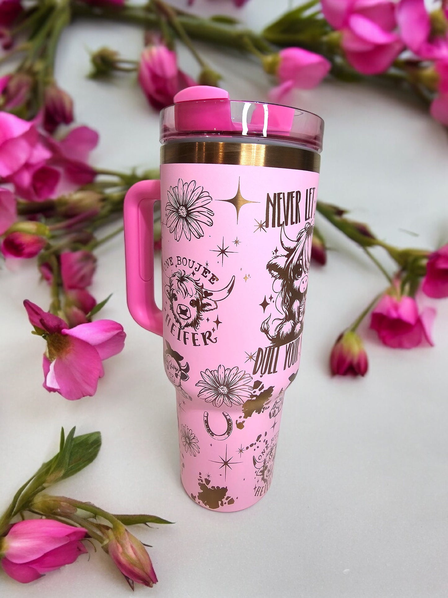 Boujee Heifer, 40oz Tumbler-Made to Order