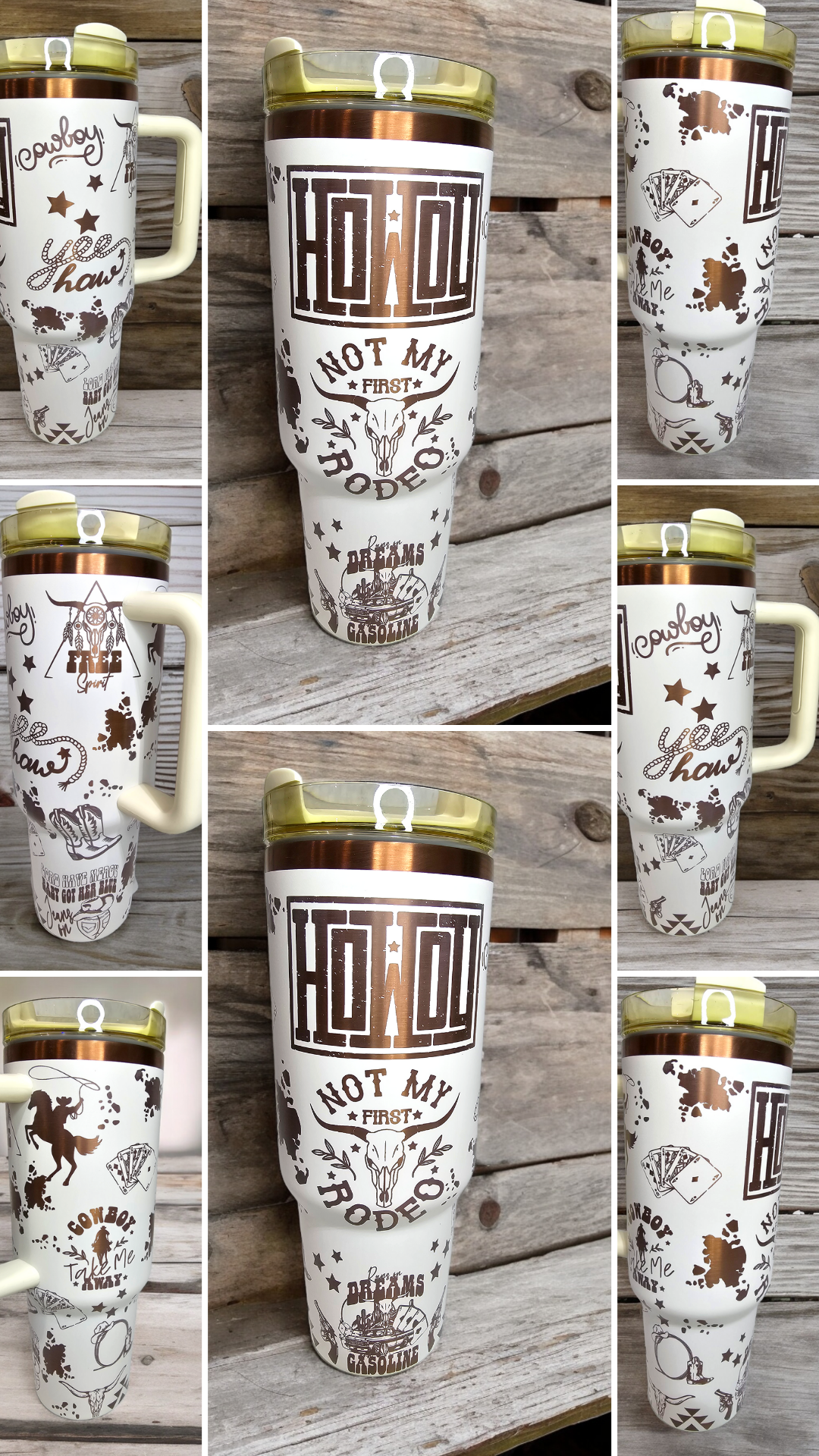 Western (Howdy), 40oz Tumbler-Made to Order