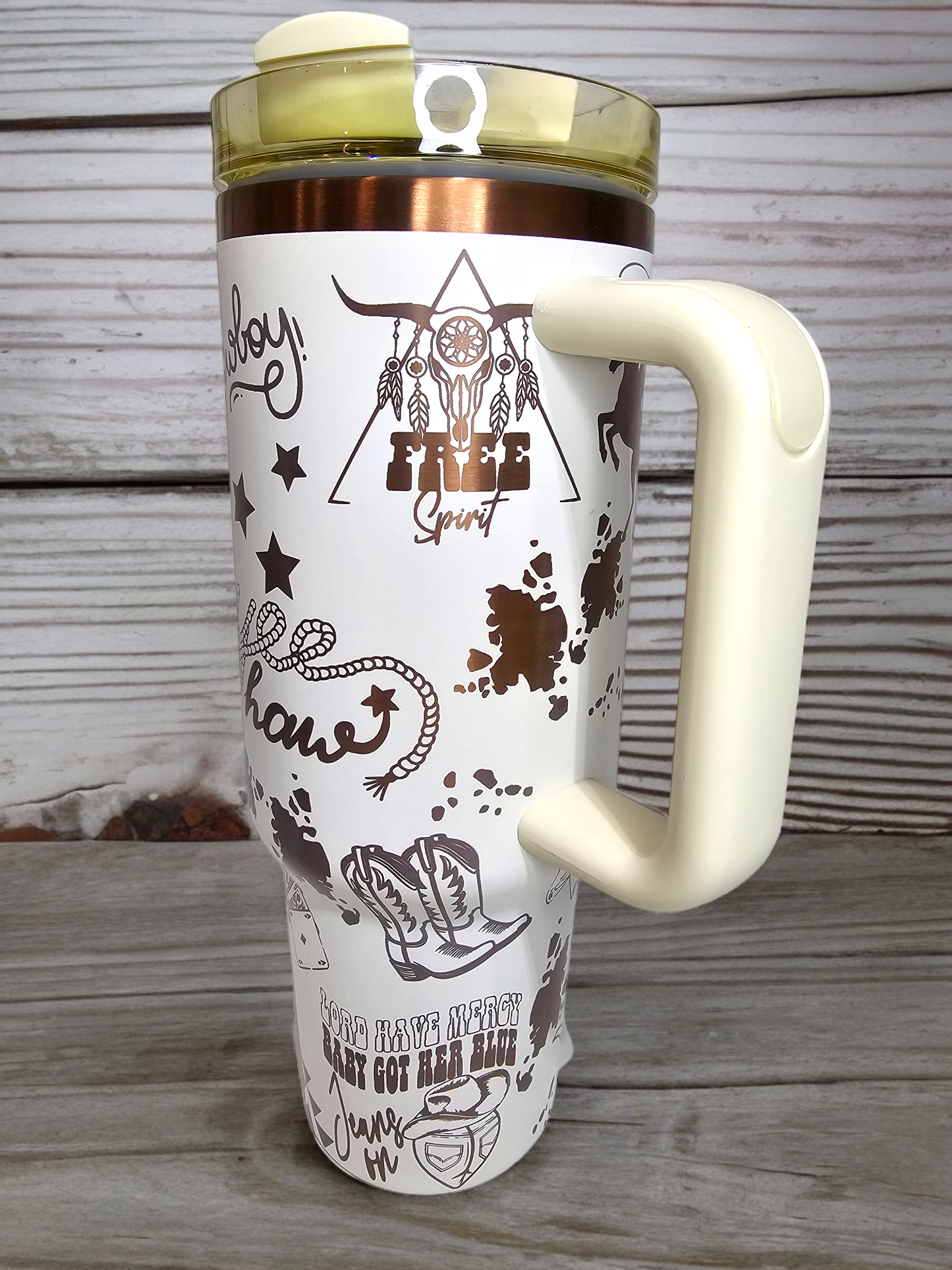 Western (Howdy), 40oz Tumbler-Made to Order