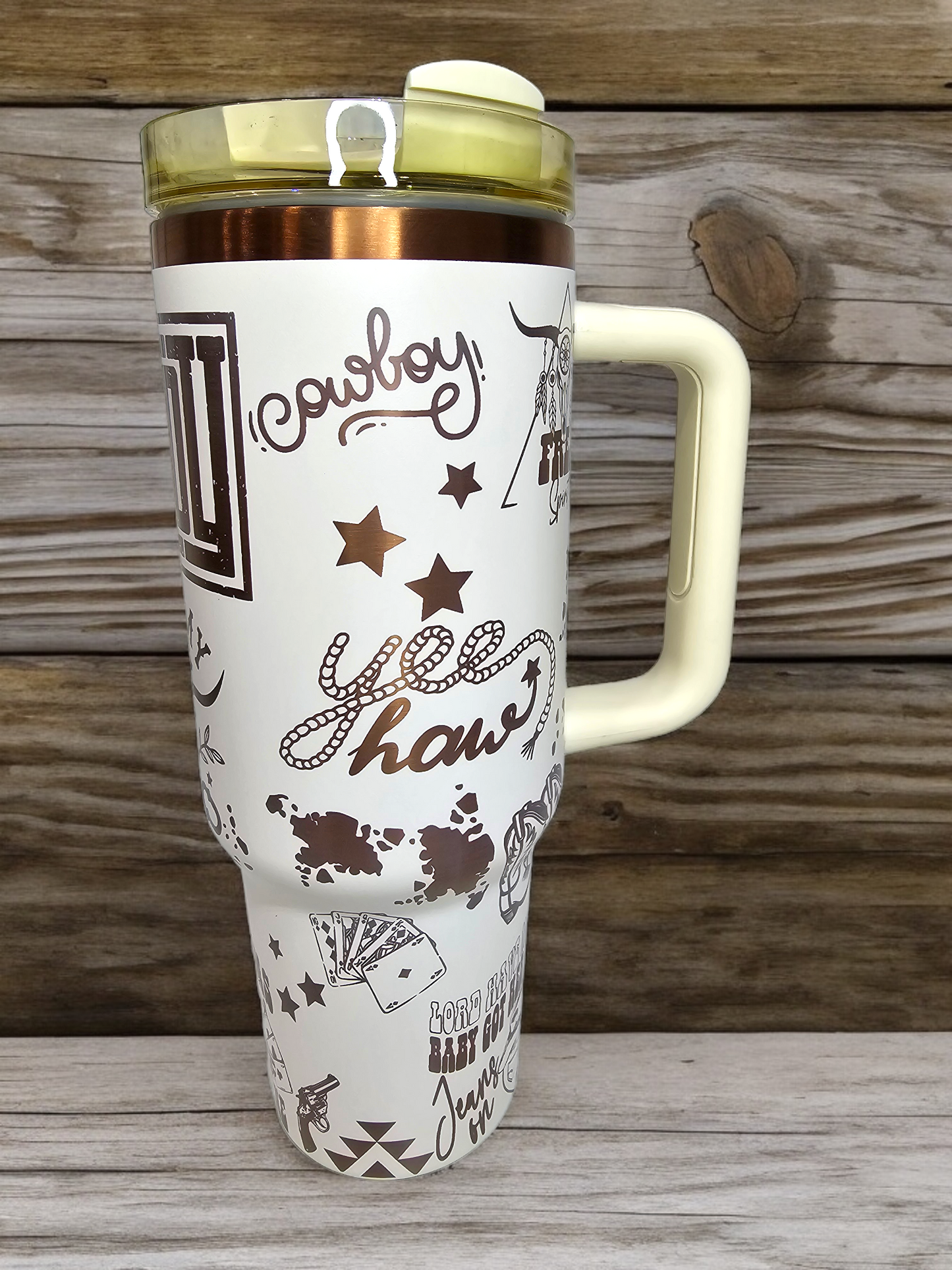 Western (Howdy), 40oz Tumbler-Made to Order