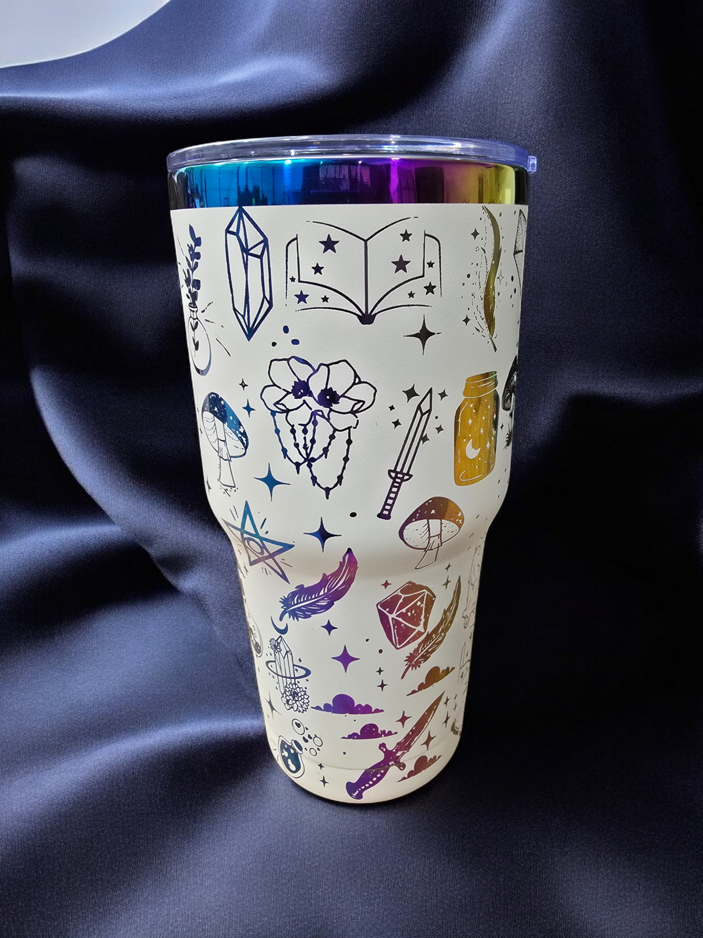 Stay Weird Magical Laser Engraved Full Wrap Design 30oz Tumbler