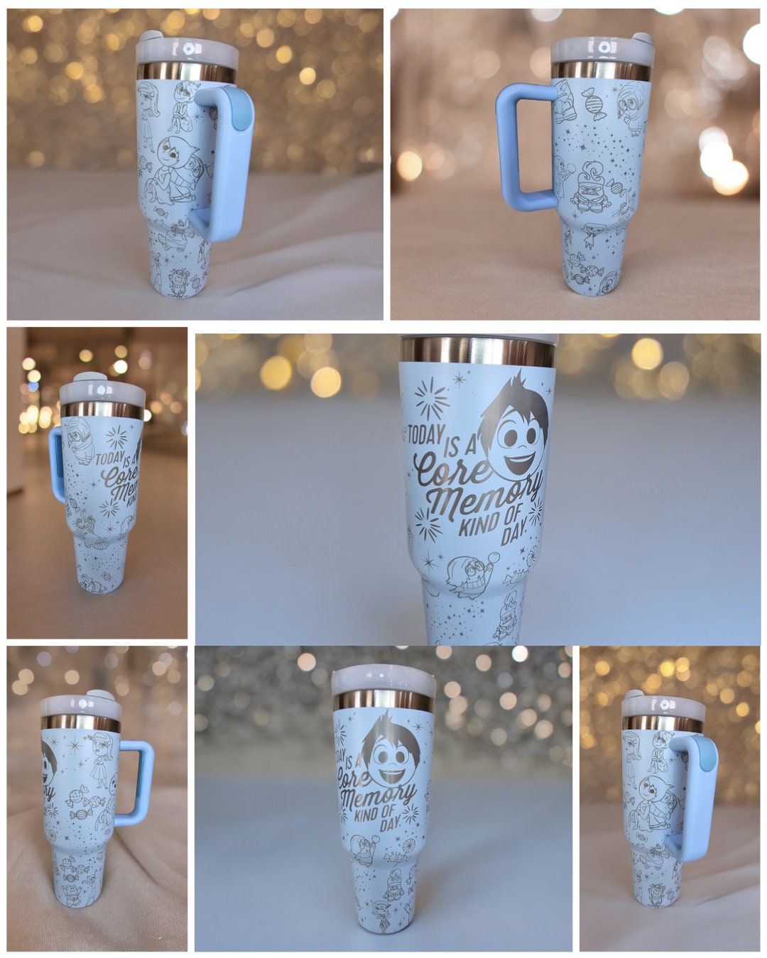 Inside Out Laser Engraved Full Wrap Design 40oz Tumbler, Digital Download, Seamless SVG For Laser Rotary