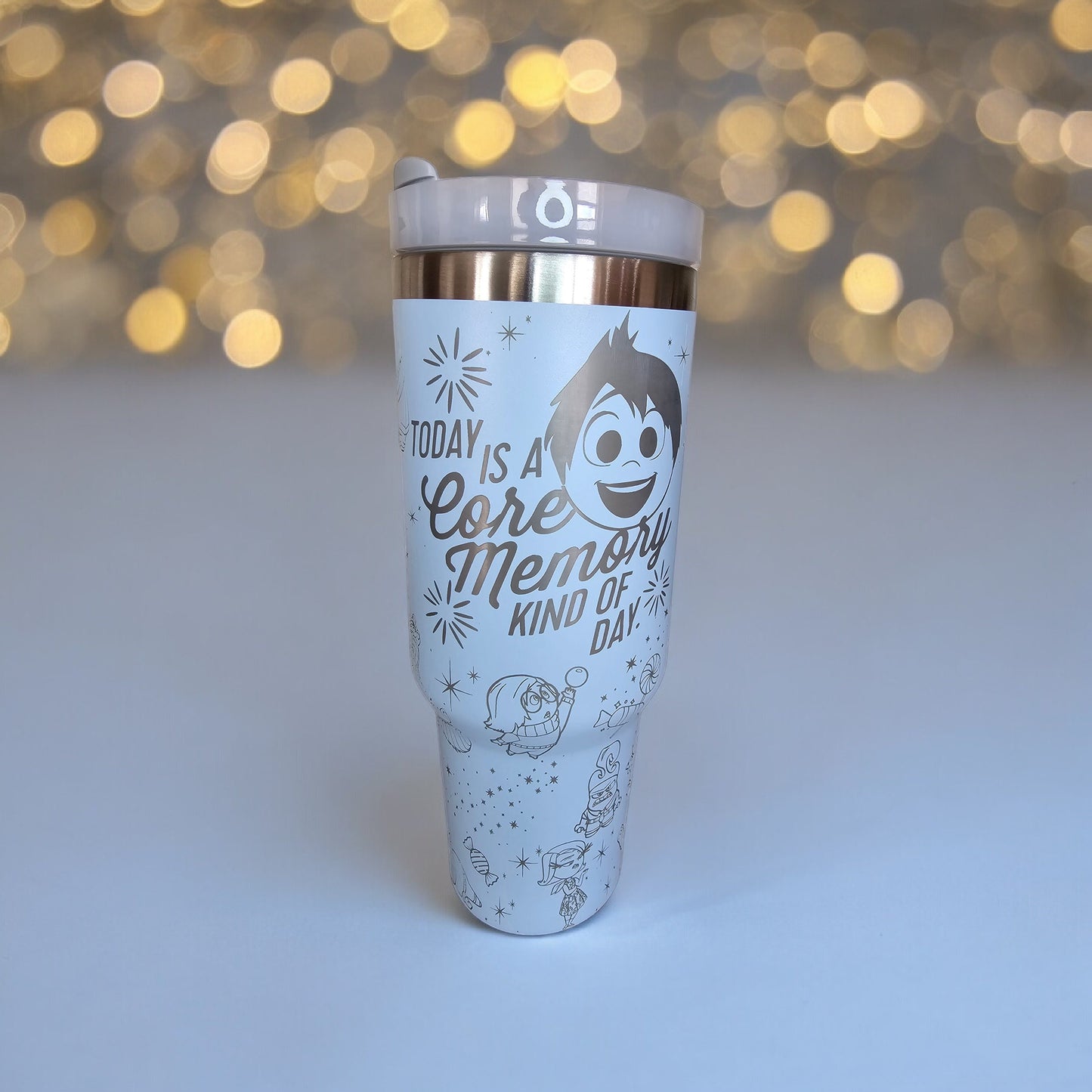 Inside Out Laser Engraved Full Wrap Design 40oz Tumbler, Digital Download, Seamless SVG For Laser Rotary