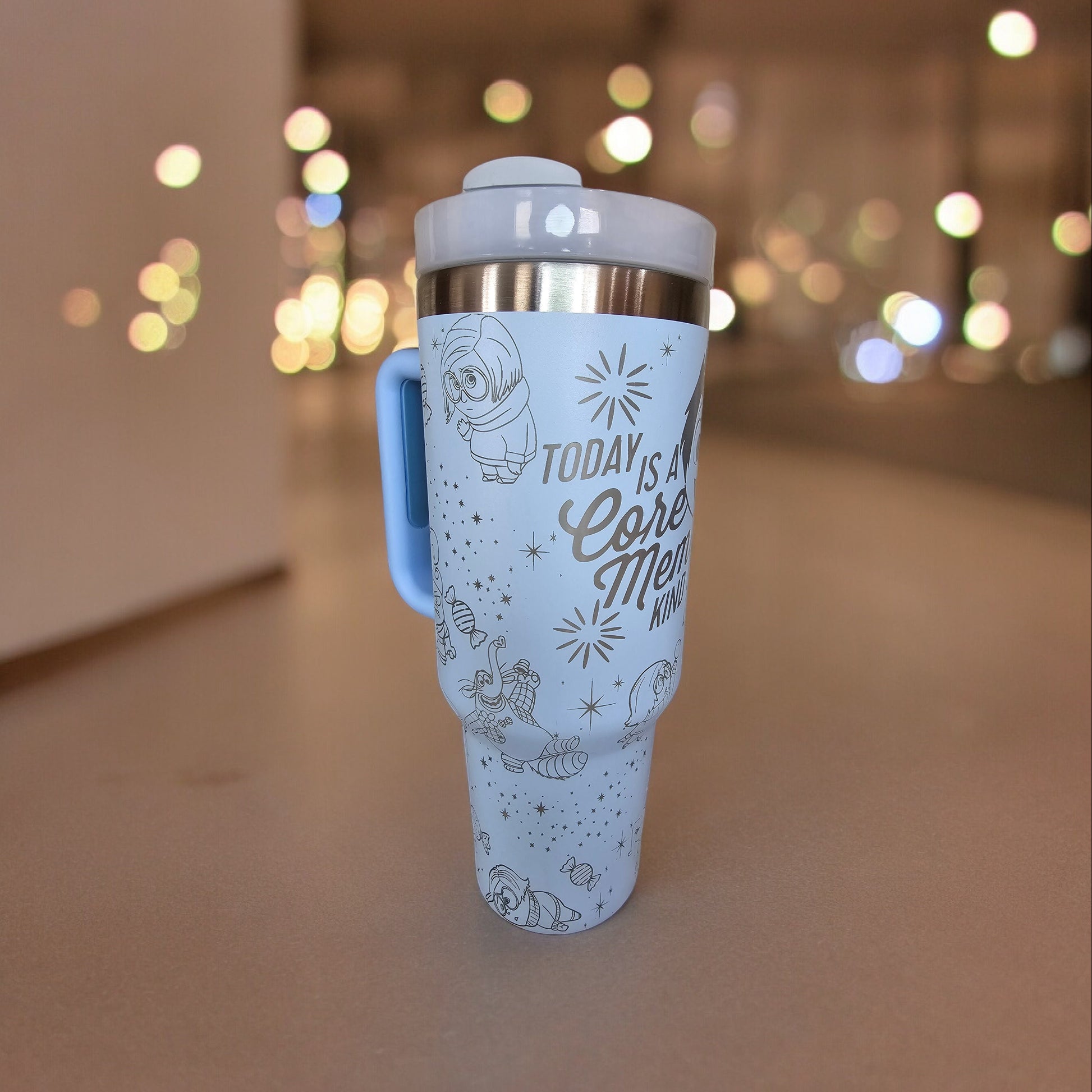 Inside Out Laser Engraved Full Wrap Design 40oz Tumbler, Digital Download, Seamless SVG For Laser Rotary